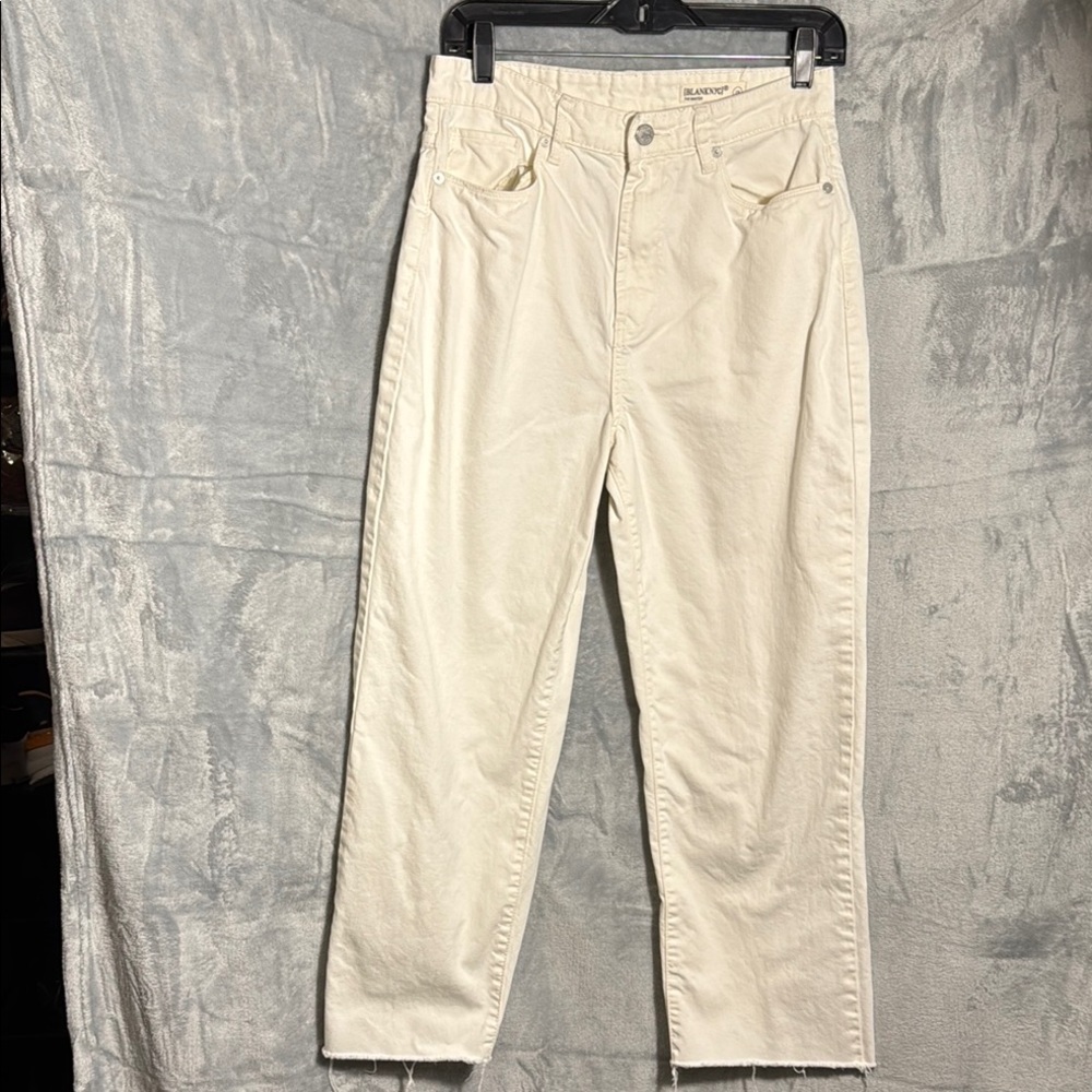 BlankNYC The Baxter ribcage straight leg jeans denim women's size 29 off-White